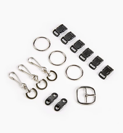 15-Piece Set of Assorted Paracord Findings