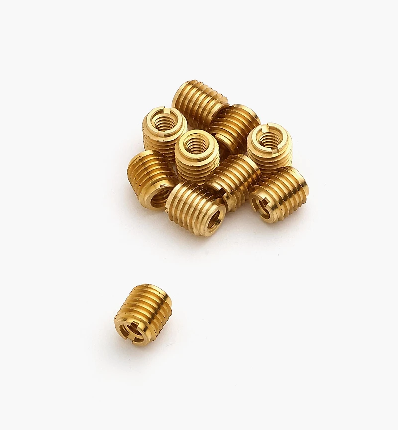 Brass Knife-Edge Insert Nuts