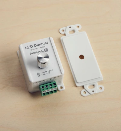 Manual Dimmer Switch for White/Single-Color LED Lighting (Wireless Ready)