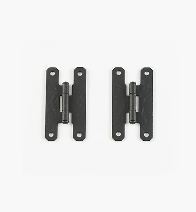 “Forged Iron” Rough H-Hinges