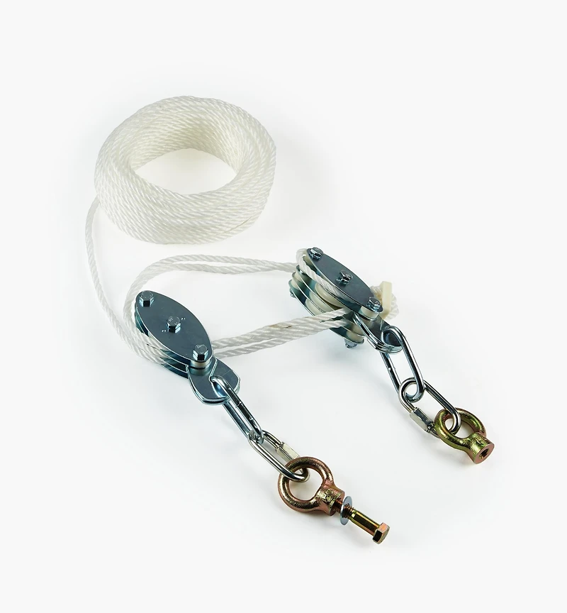 Block and Tackle System for Steam Bending