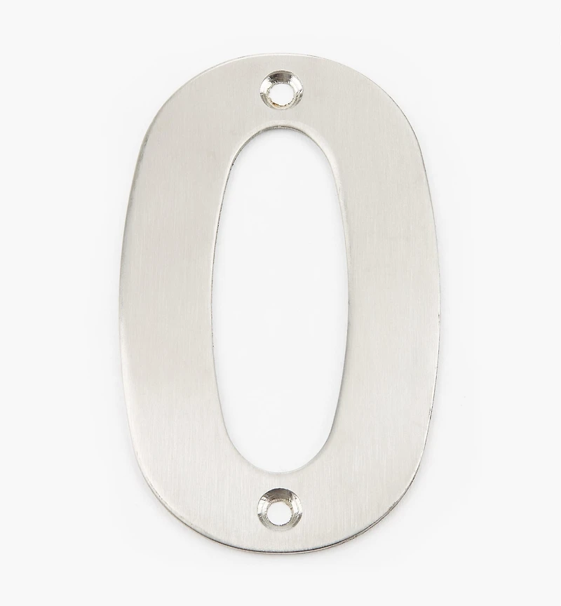 Chiffres de maison en acier inoxydable