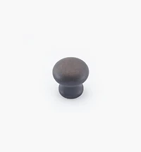 Bouton rond uni en laiton