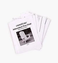 Adirondack Plus Chair & Footstool Plan