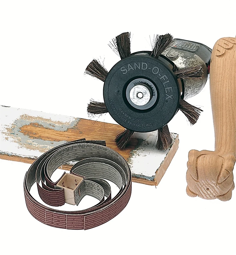 Roue à bandes abrasives