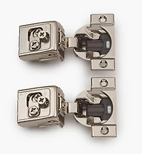 Petites charnières 110° Blumotion Clip, porte à recouvrement