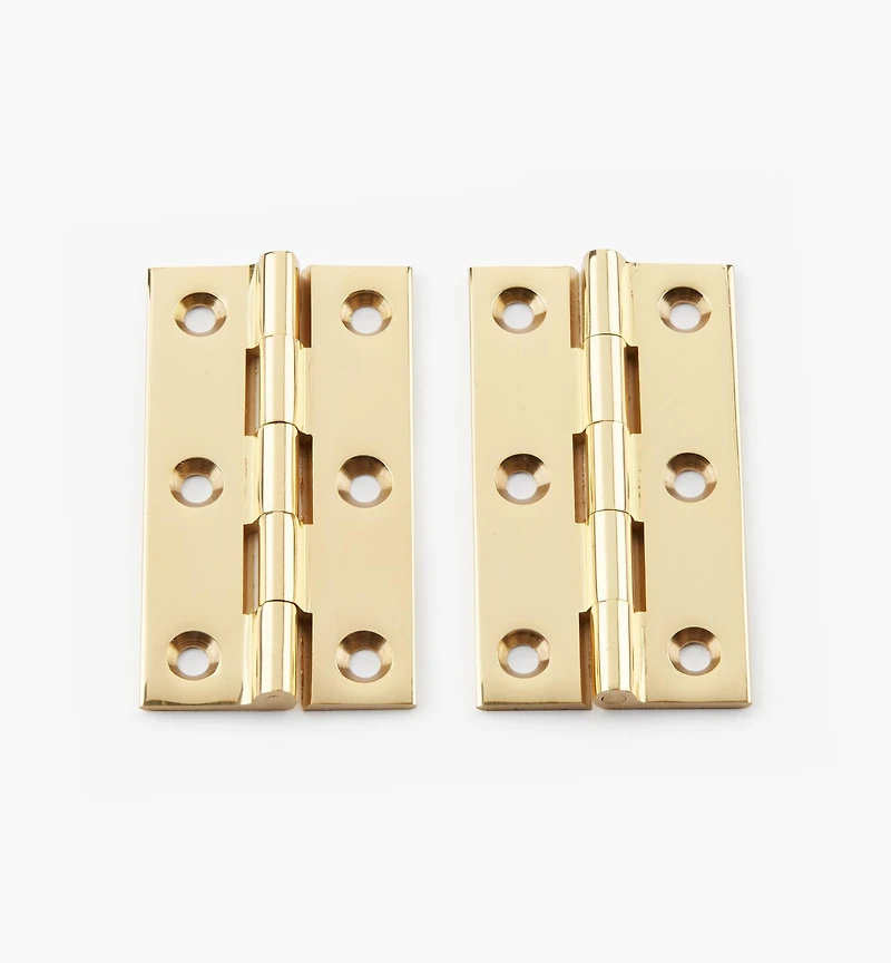 Extruded Brass Fixed-Pin Butt Hinges