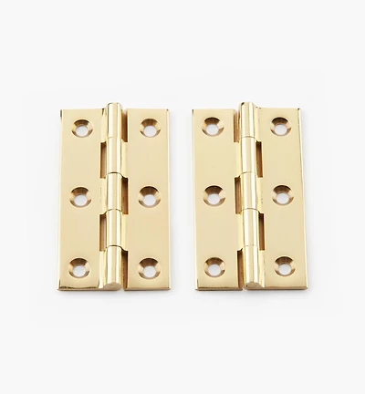 Extruded Brass Fixed-Pin Butt Hinges