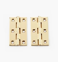 Extruded Brass Fixed-Pin Butt Hinges