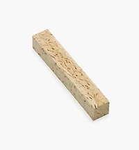 Carrelet de stylo en bouleau madré