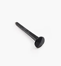 Black Steel Diamond-Head Forged Nails from Clouterie Rivierre