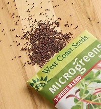 Non-GMO Microgreen Seed Packets