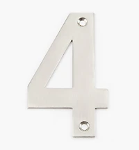 Chiffres de maison en acier inoxydable