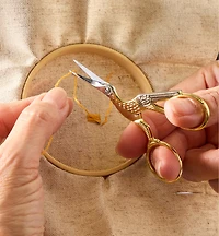 Gold-Plated Stork Scissors