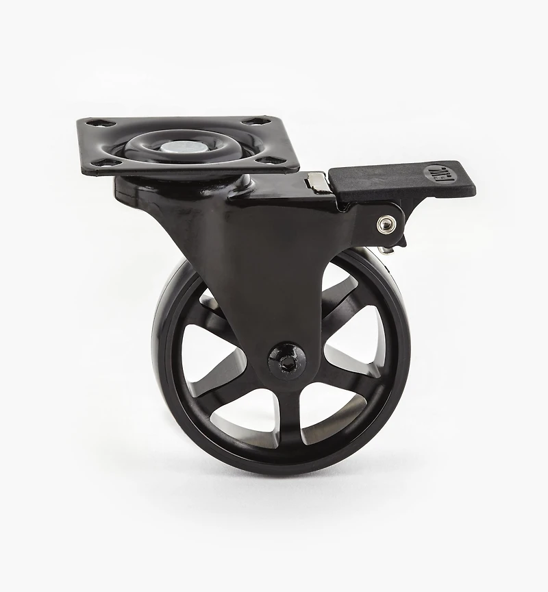 Spoked Aluminum Casters