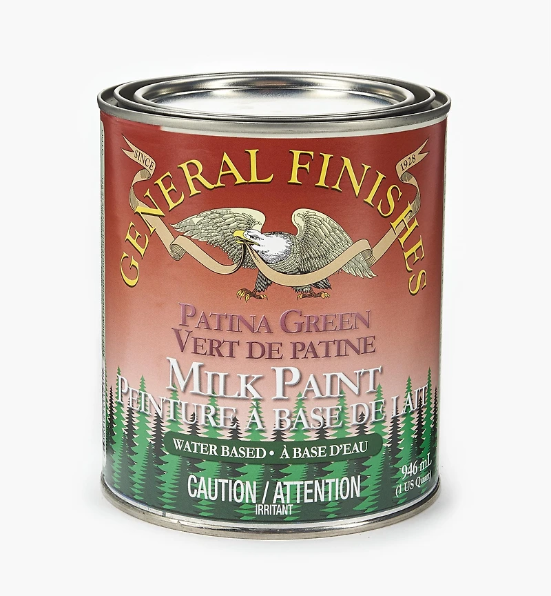 Peinture de lait General, vert patine