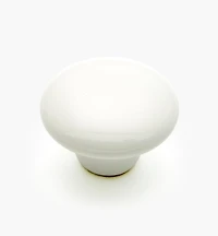 White Ceramic Knob