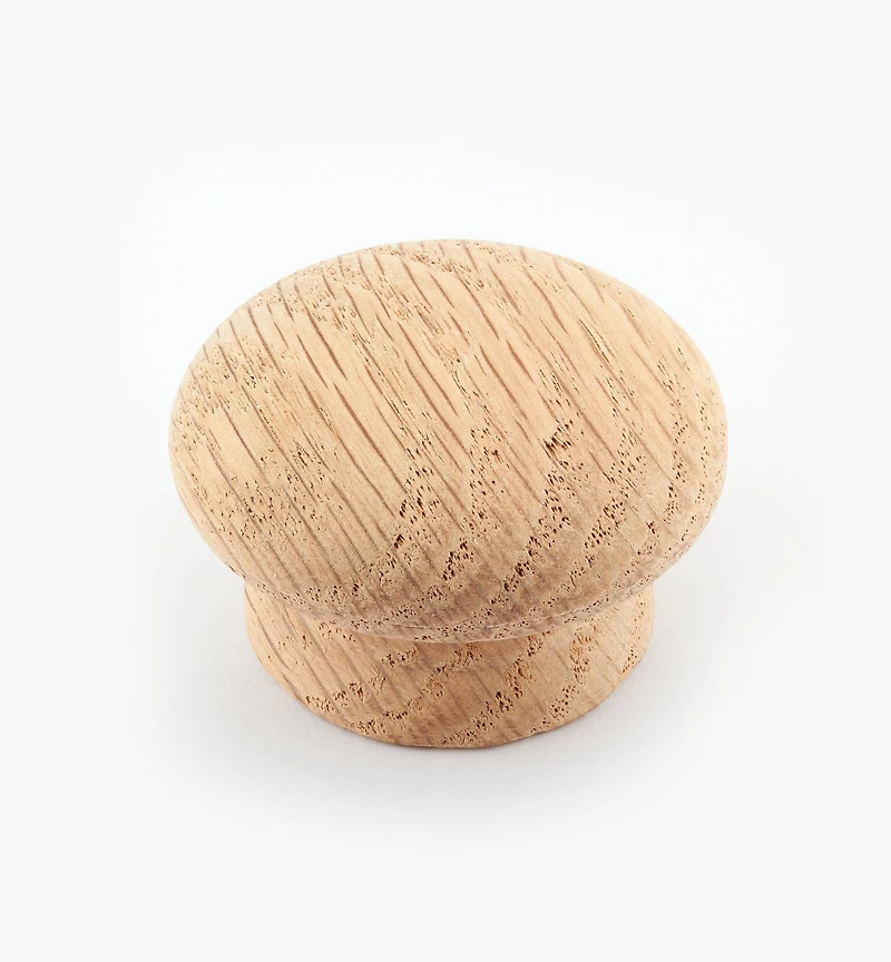 Bouton en bois brut