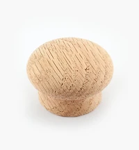 Bouton en bois brut