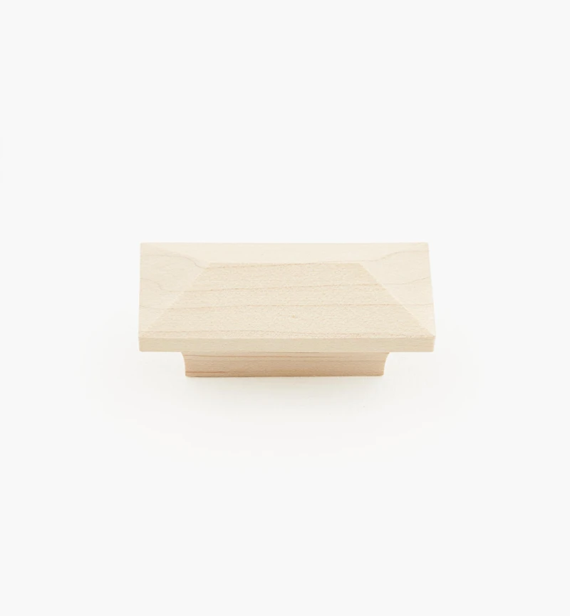 Squared Wood Pyramid Pull