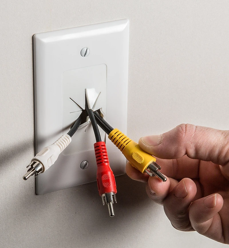 Plaques murales pour câbles à basse tension Datacomm