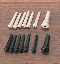 chevilles de chevalet et fixe-courroie pour guitare