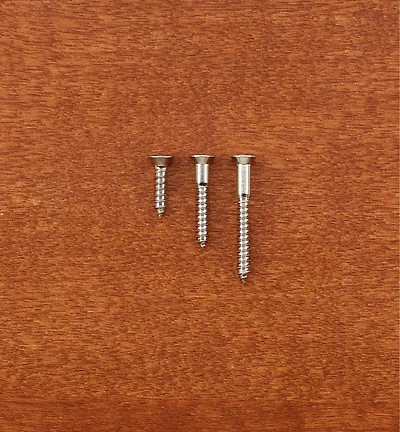 316 Stainless-Steel #4 Flat-Head Screws
