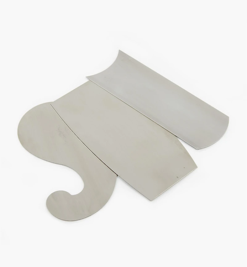 Super-Hard Curved Scraper Sets