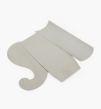 Super-Hard Curved Scraper Sets