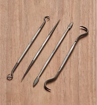 Set of 4 Detail Rifflers