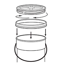 Couvercle hermétique Gamma Seal