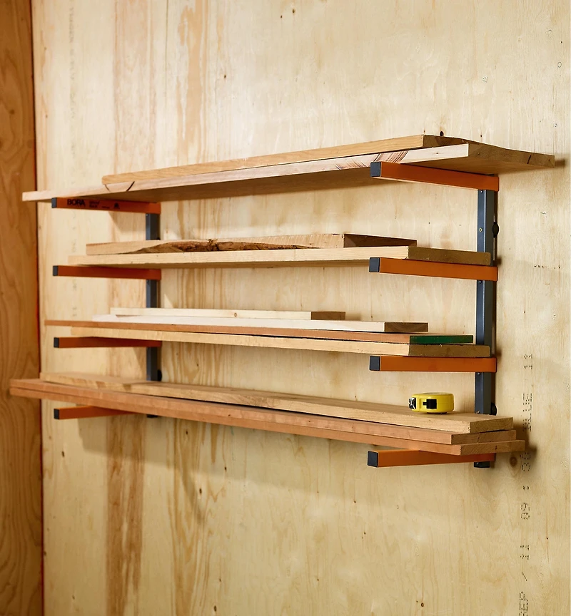 Bora Four-Shelf Lumber Rack