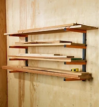 Bora Four-Shelf Lumber Rack