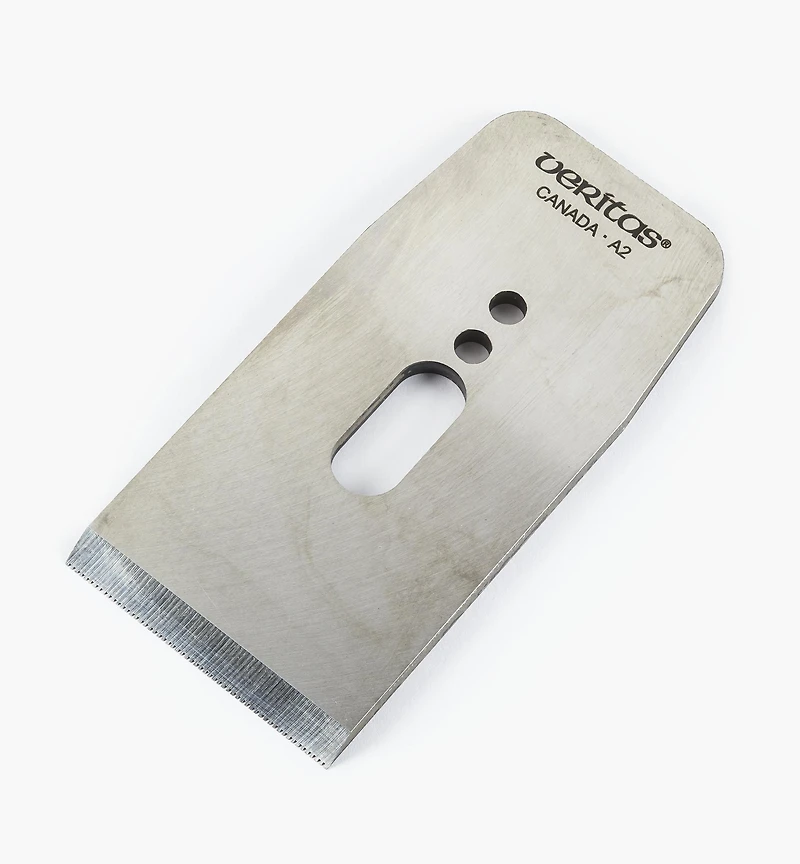 Veritas 2 1/4" Toothed Blades for Bevel-Up Jointer, Smoother & Low-Angle Jack Planes