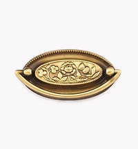 Pressed Floral Plate Pull