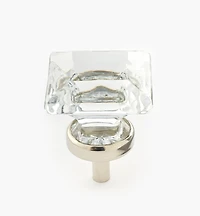Table-Cut Glass Knob