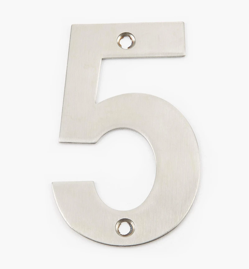 Chiffres de maison en acier inoxydable