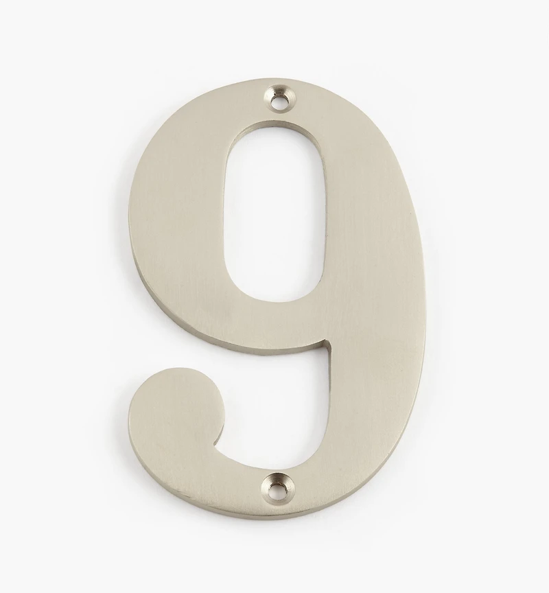 Standard Cast Brass House Numbers