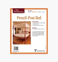 Pencil-Post Bed Plan