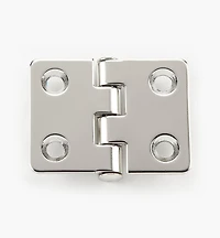 Charnières affleurantes rectangulaires en acier inoxydable