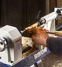 Rikon 1/2 hp Mini Lathe & Set of 3 Carbide-Tipped Turning Tools