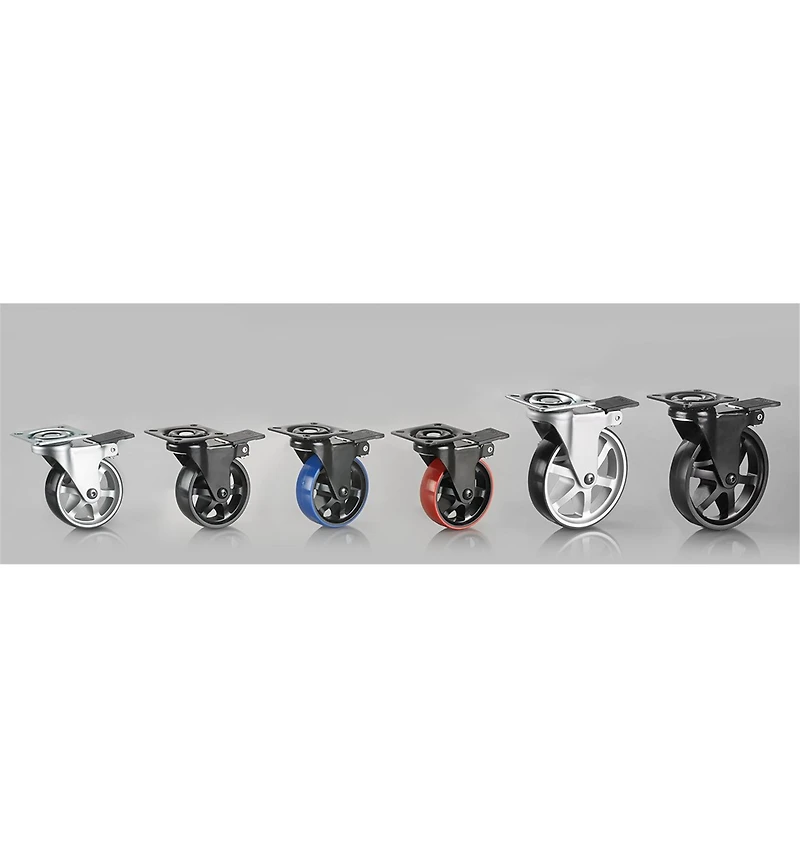 Spoked Aluminum Casters