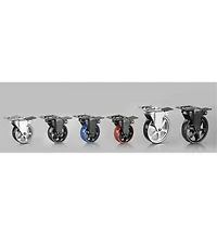 Spoked Aluminum Casters