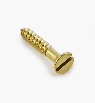 Vis à tête fraisée no en laiton