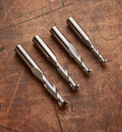 Leigh Solid Carbide Spiral Upcut Bits