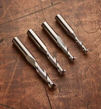 Leigh Solid Carbide Spiral Upcut Bits