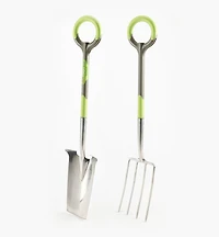 Radius Ergonomic Stainless-Steel Digging Spade & Fork Set
