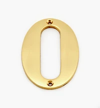 Standard Cast Brass House Numbers