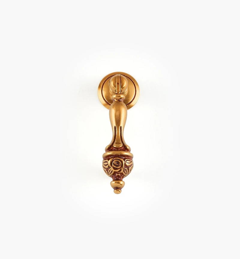 Bronze Patina Drop Pulls