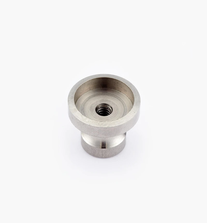 Veritas Stainless-Steel Small Smooth Insert Knobs